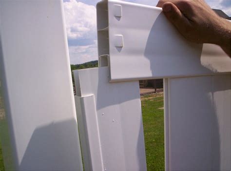 vinyl fence brackets metal|replacement slats for vinyl fence.